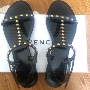 Givenchy Black Rubber Sandals. EU size 39 (US 9)